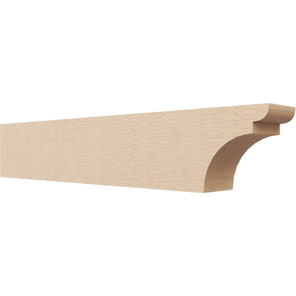 Ekena Millwork 4in. W x 6in. H x 32in. L Yorktown Woodgrain TimberThane Rafter Tail, Primed Tan RFTUR04X06X32YORRCPR - main